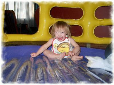 Ali - 32.5 months in the Bounce House