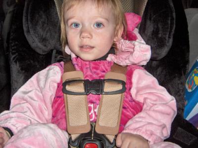 Peanut 22 months in Britax Boulevard