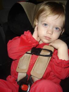 Peanut 23 months in Britax Boulevard